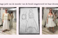 Bruidsjurk eigen ontwerp